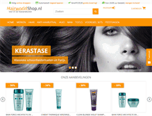 Tablet Screenshot of hairworldshop.nl